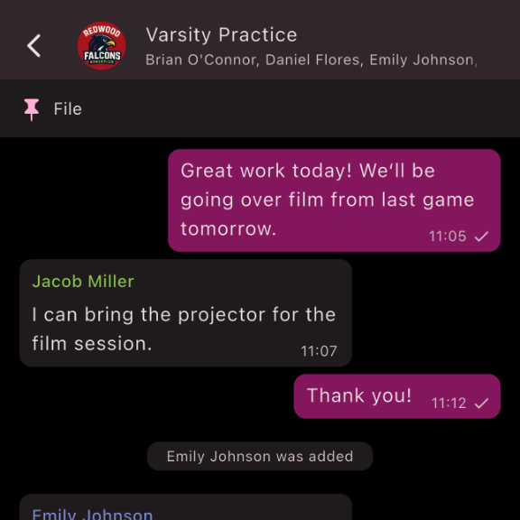 Chat Screenshot