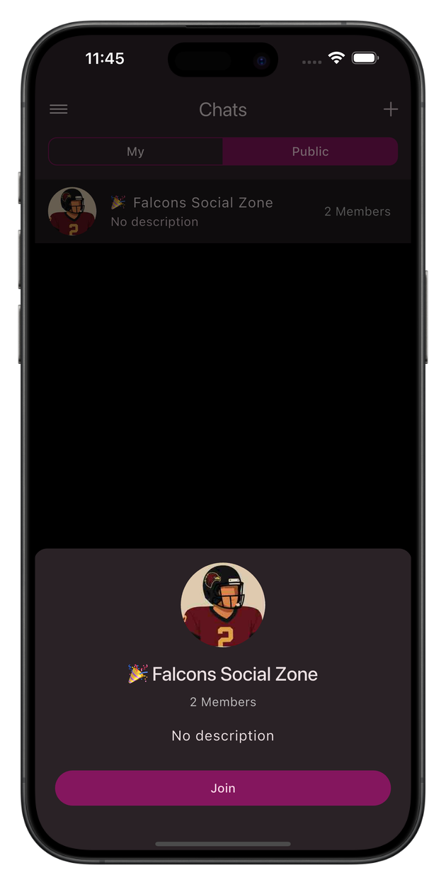 Screenshot der berschriebenen Funktion