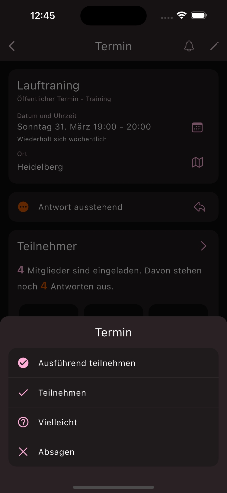 Rückmeldungen zum Termin