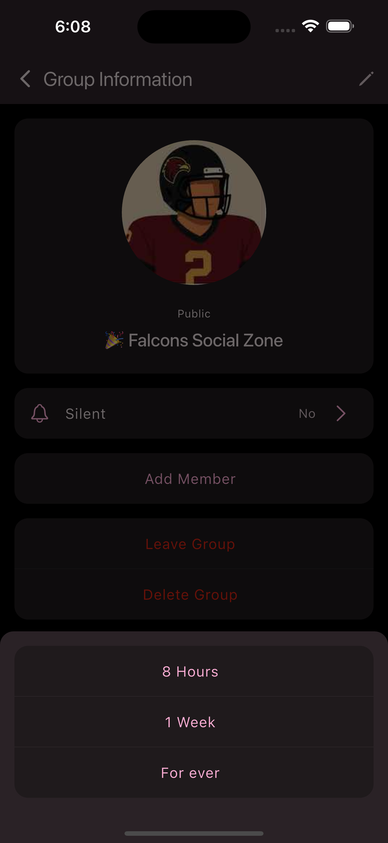 Mute duration