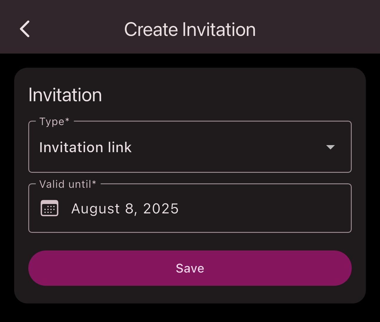 Invitation