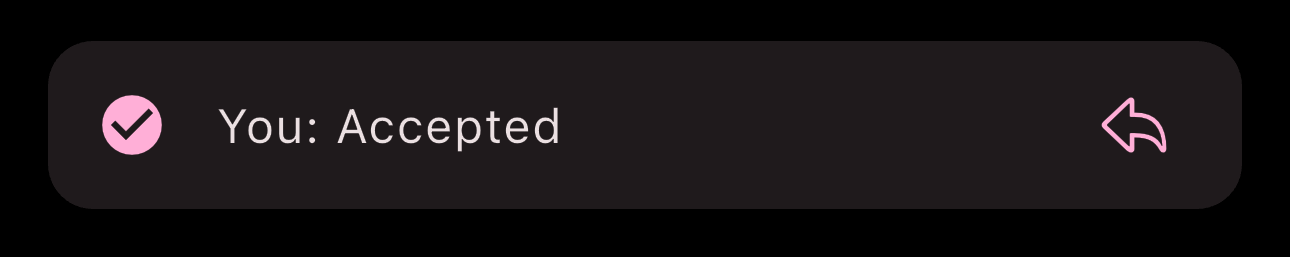 Reply to event