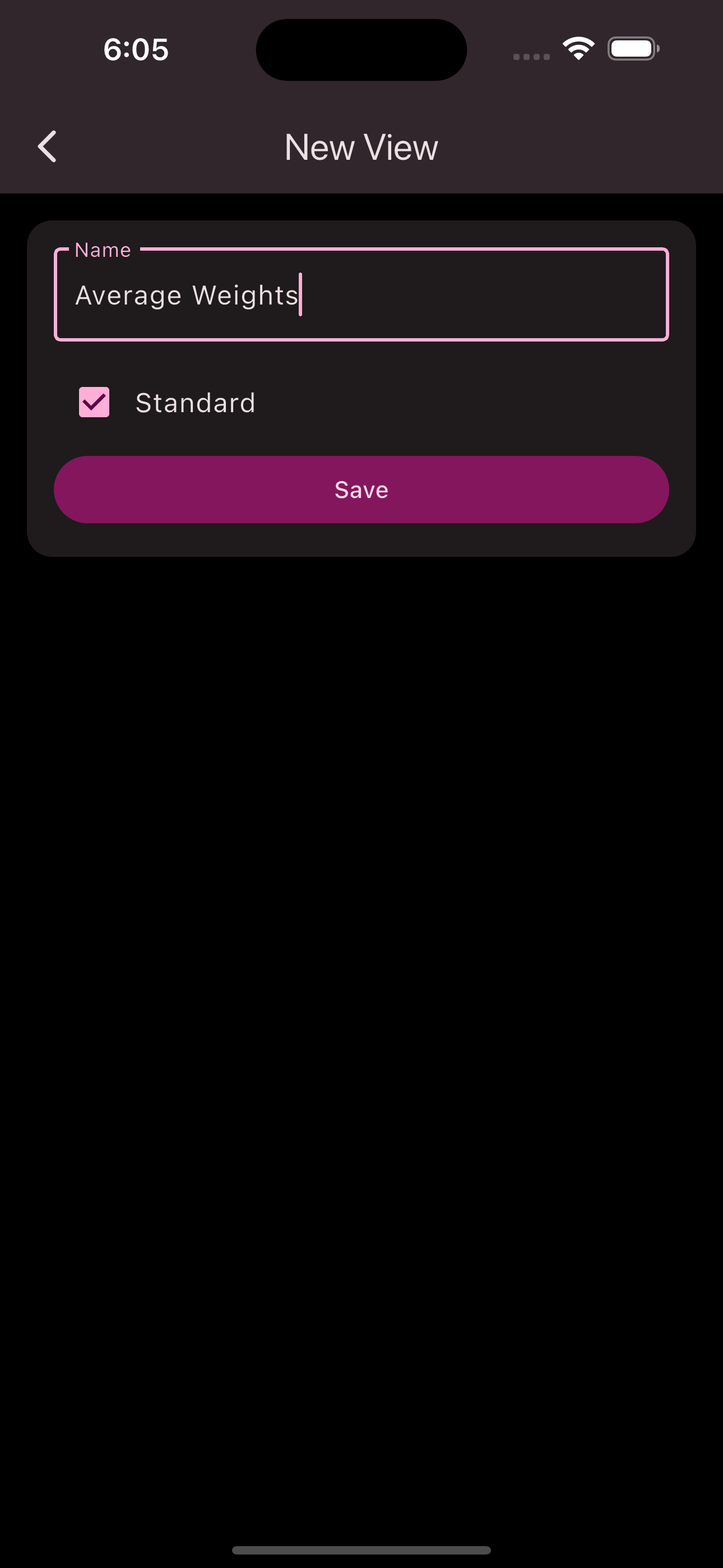 Save view