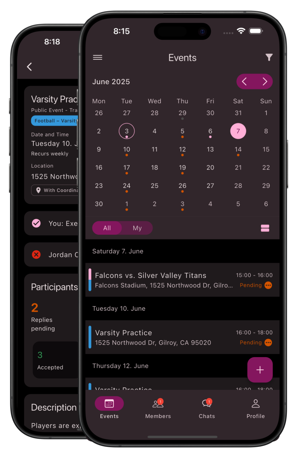 Image of the Club App
